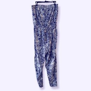 Lilly Pulitzer for Target strapless jumpsuit XL